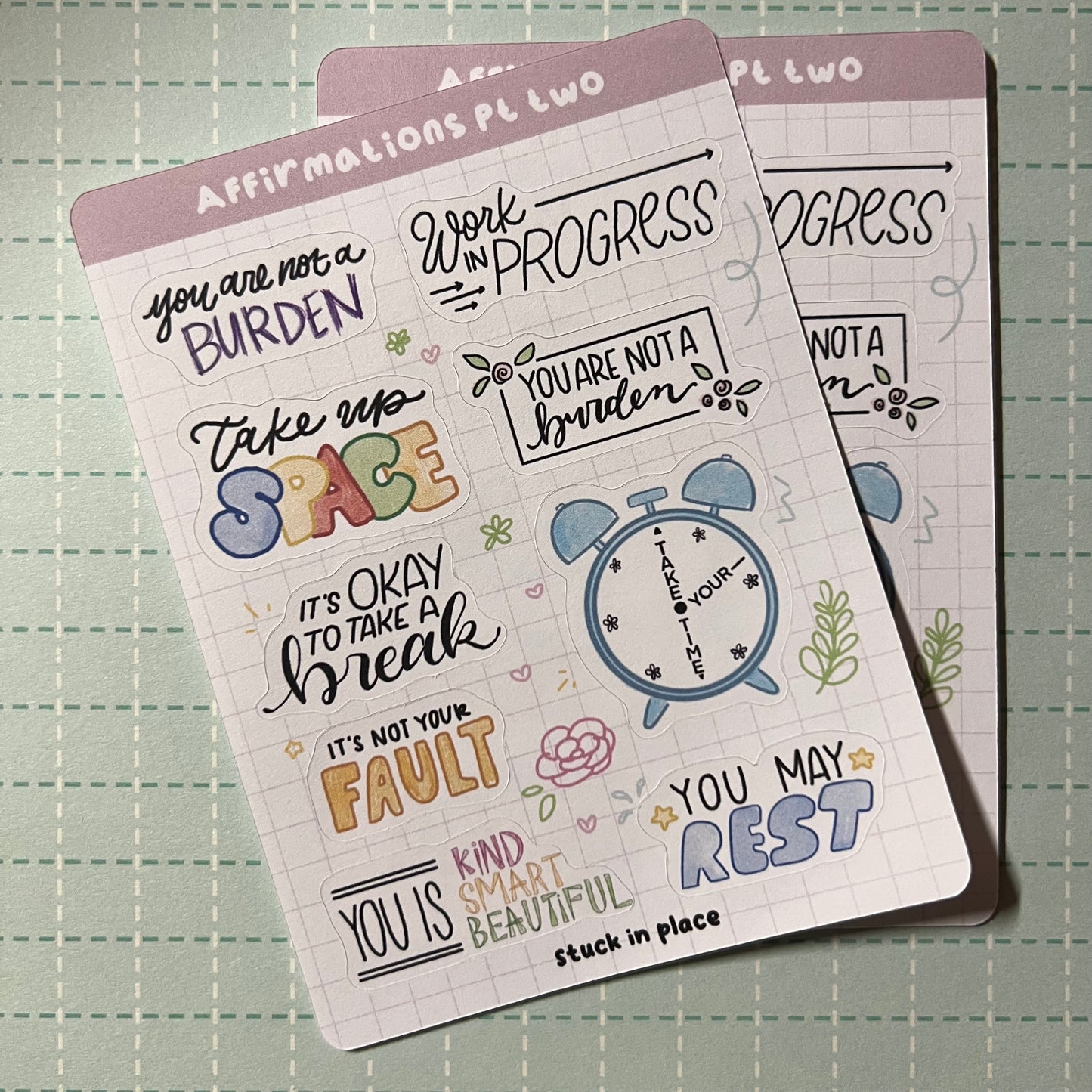Affirmation Sticker Sheet #2