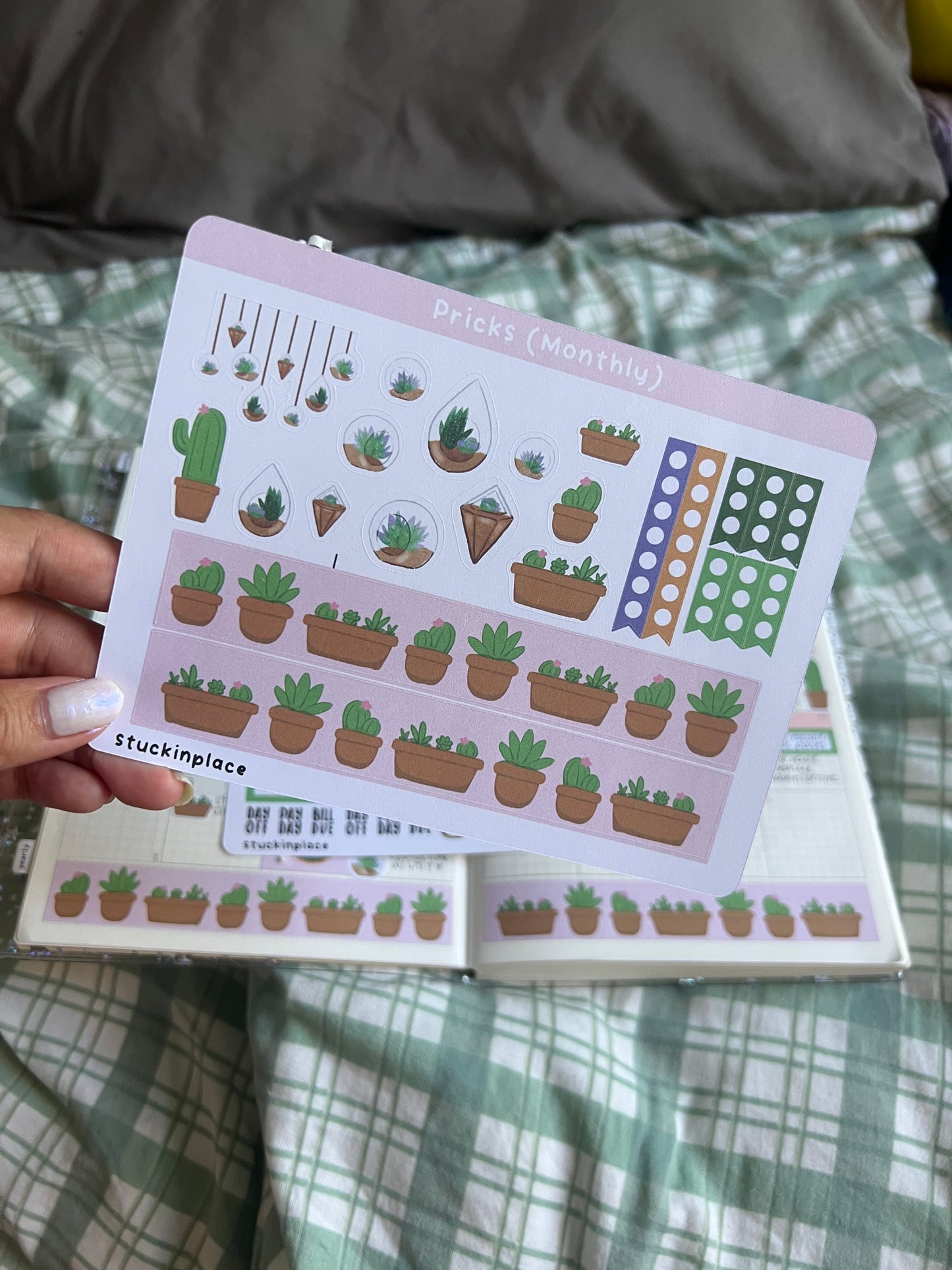 Pricks Hobonichi Techo Cousin Monthly Planner Stickers